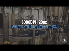 Μηχάνημα εμφιάλωσης νερού 3000bph 20oz Pet Bottle Water