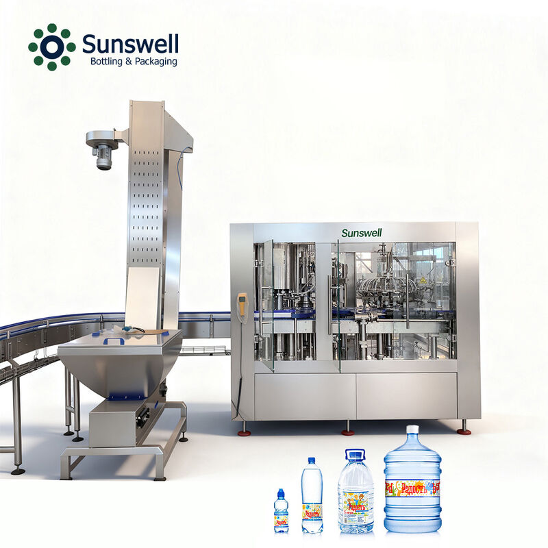 Sunswell Water Bottling Machine Filling Machine Line
