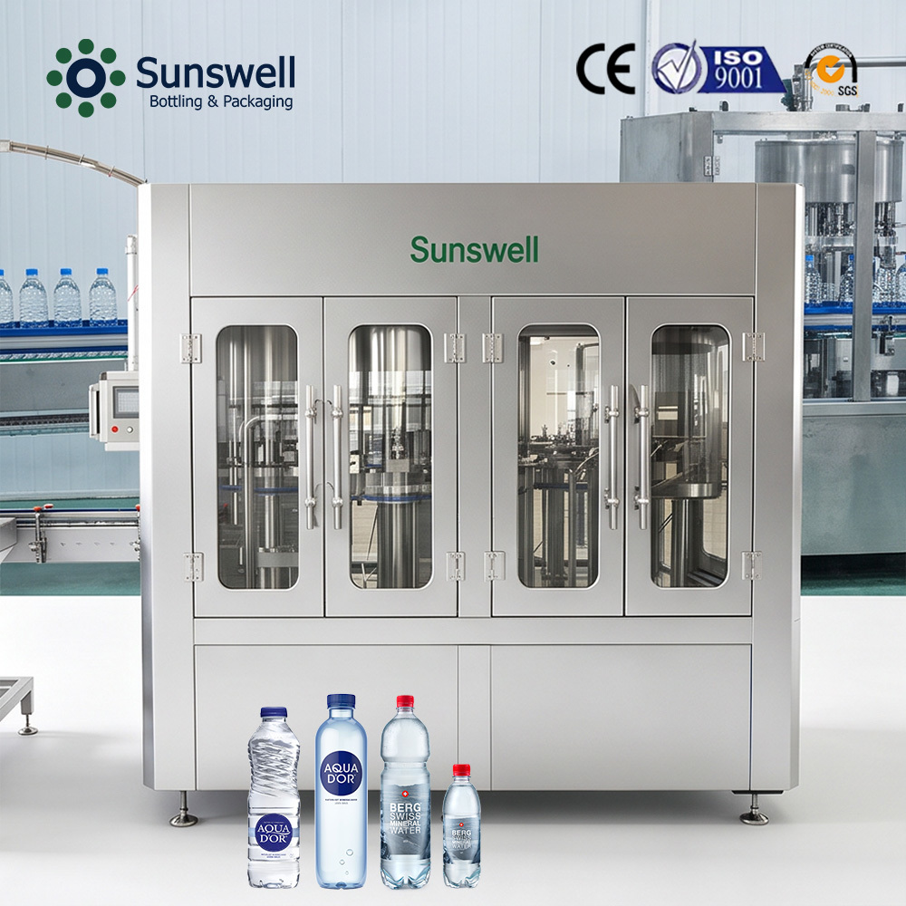 Small Pet Bottle Pure Water Production Line with Washing Filling and Capping